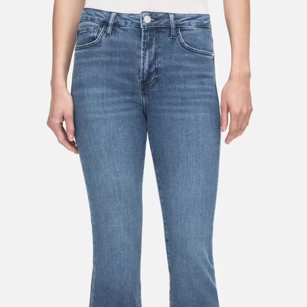 FRAME Le crop mini Bootcut Jeans